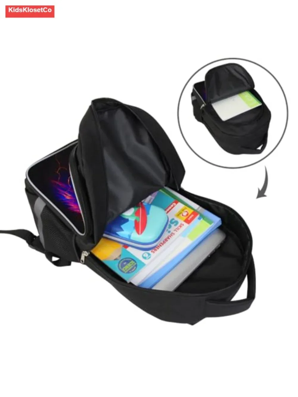 Ergonomic School Backpack for Kids Boys Girls - Lightweight Laptop Bookbag with